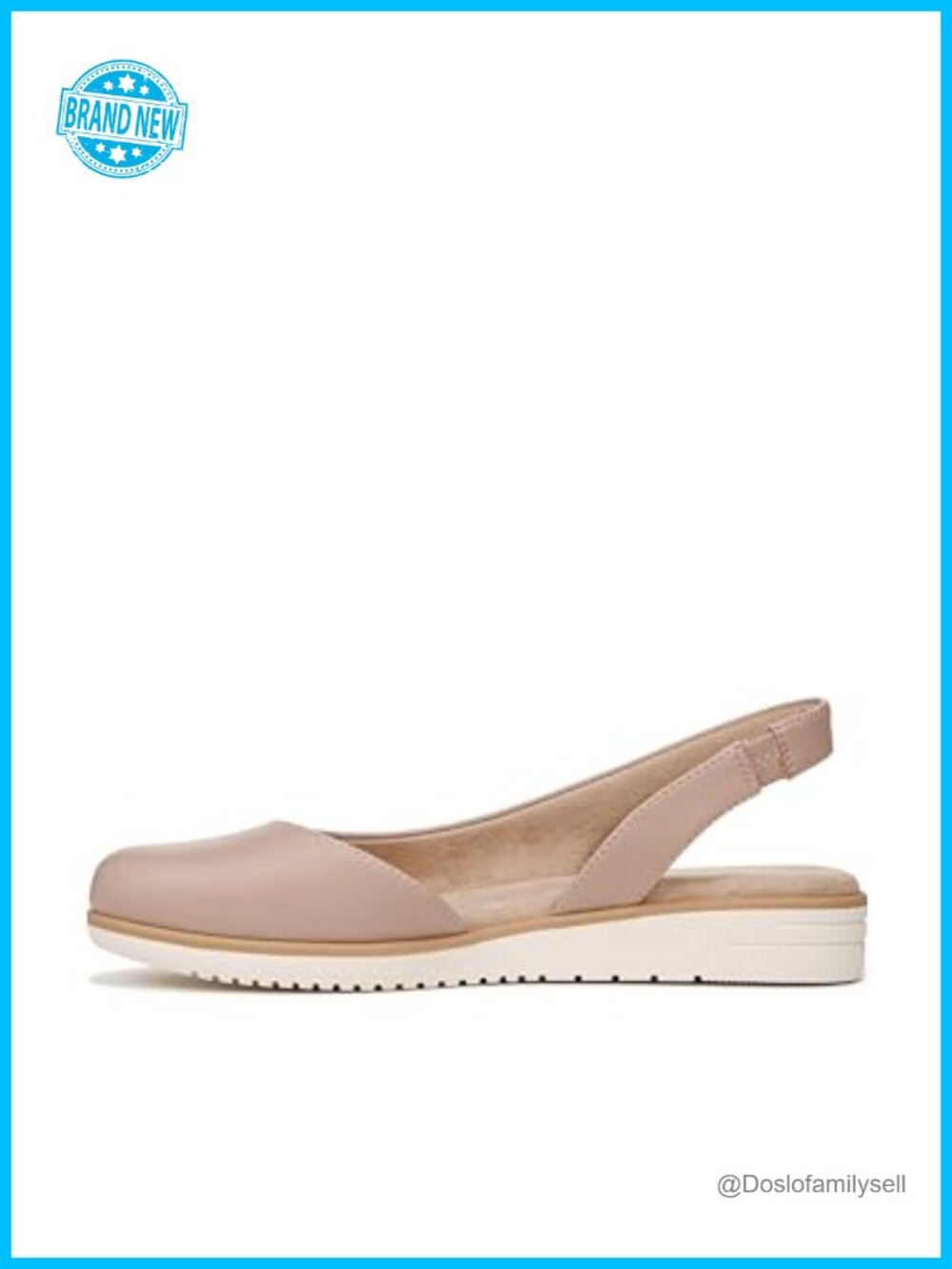 Slingback Ballet Flats D'Orsay Round Toe Memory Foam Comfort Women's Shoes